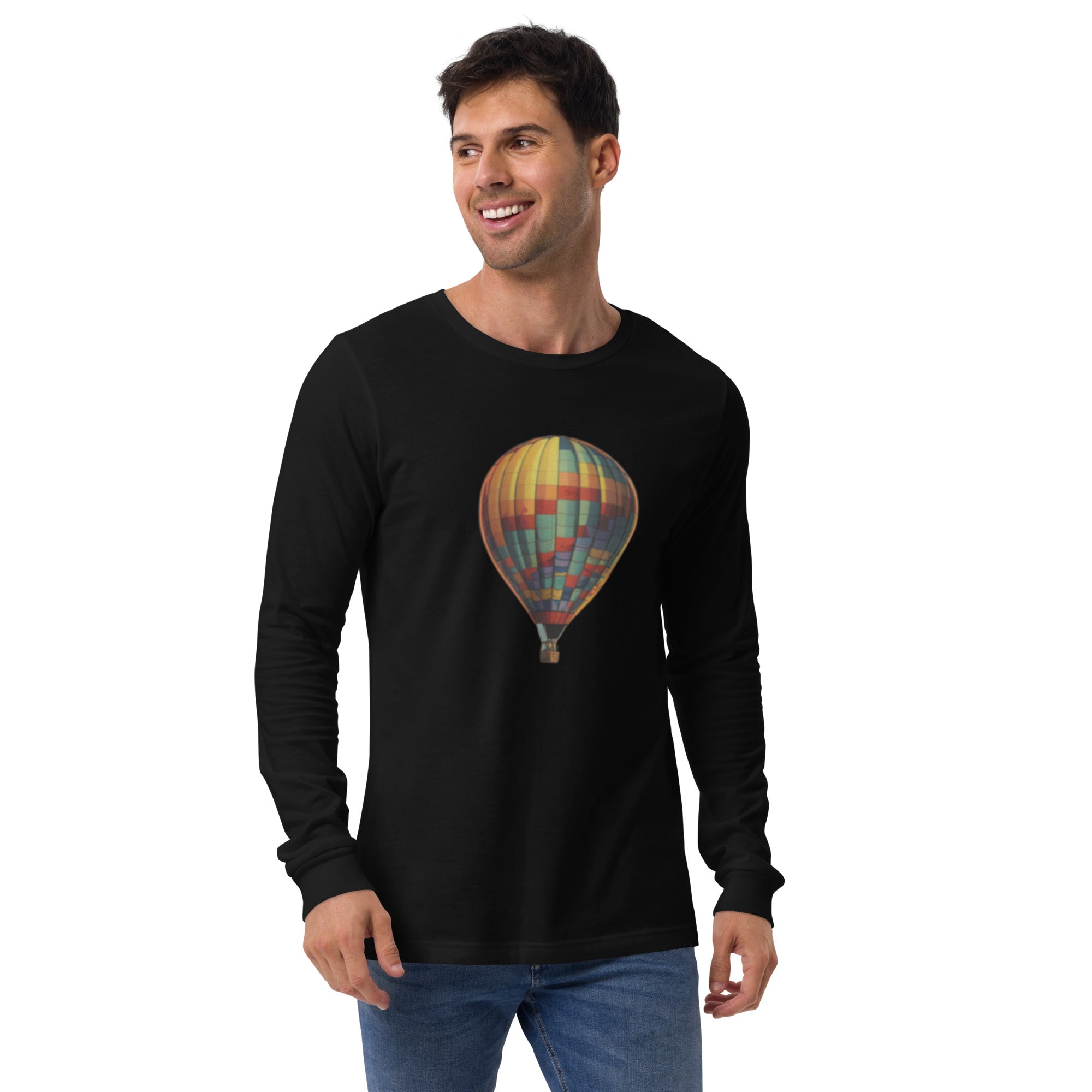Hot Air Balloon Long Sleeve T-shirt – Small Dinosaur Studios